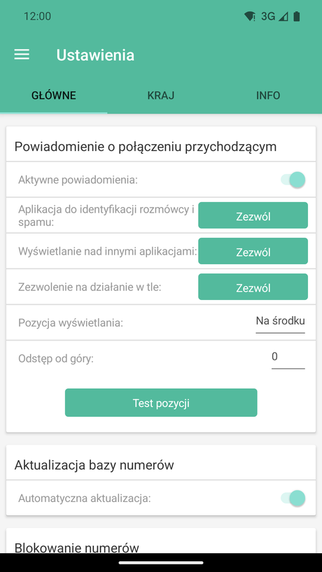 Ustawienie uprawnień